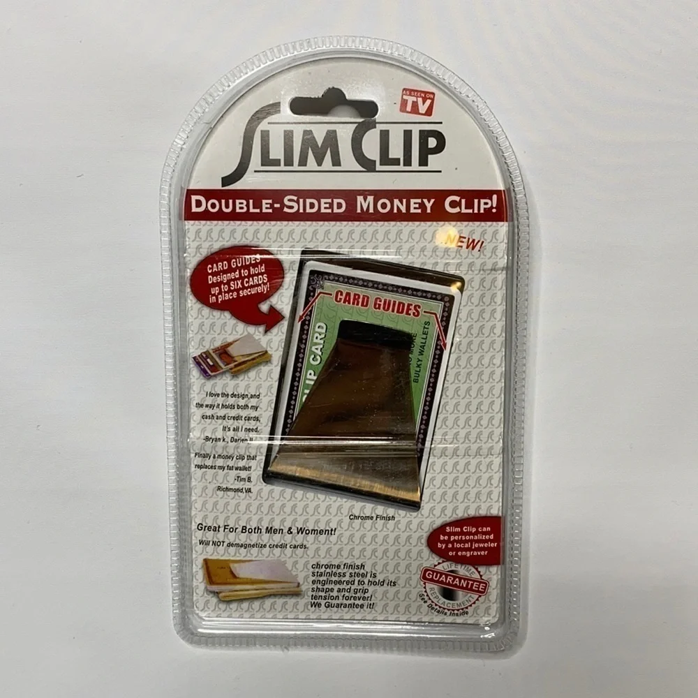 Slim Clip Double Sided Money Clip